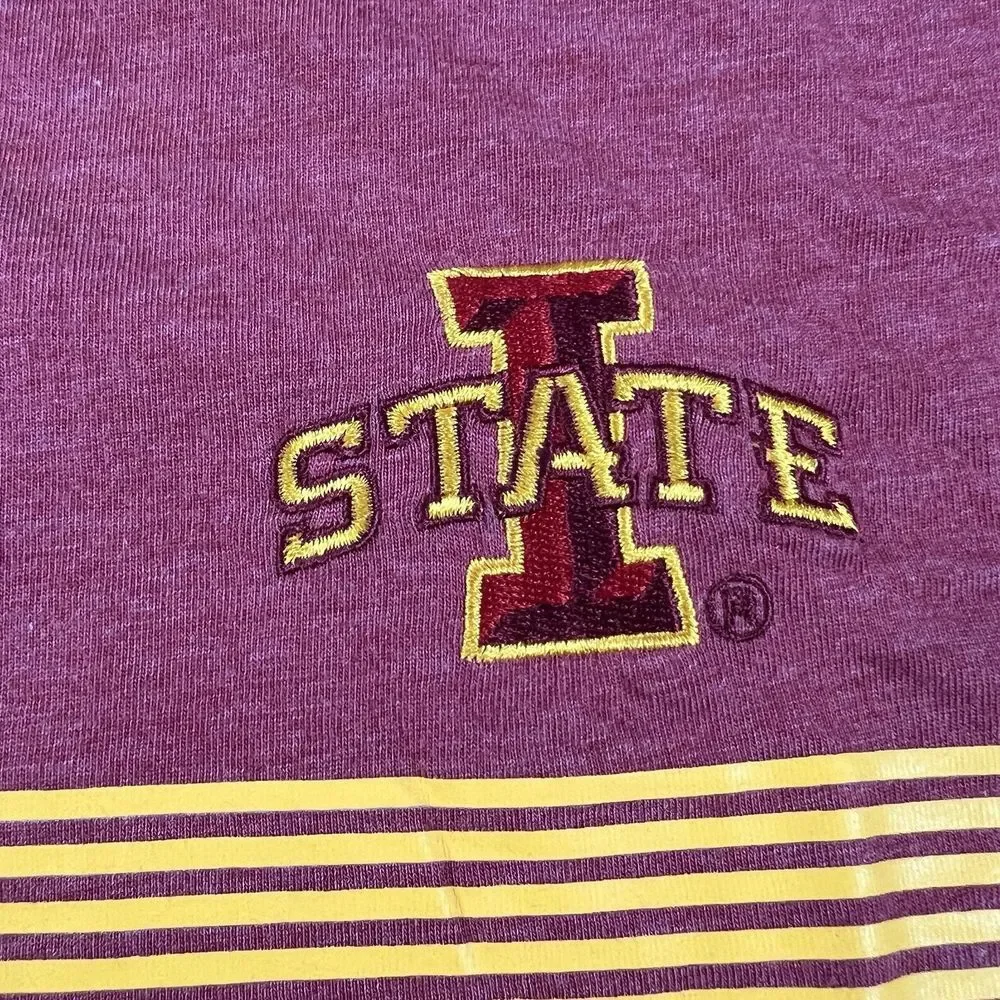 Men's 2XL Colosseum Cardinal Iowa State Cyclones‎ No Problemo Polo Shirt NWOT
